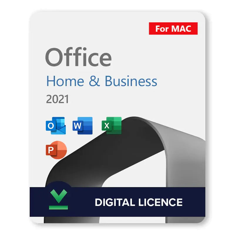 Office 2021 Home and Business for Mac Transferable Digital Licence