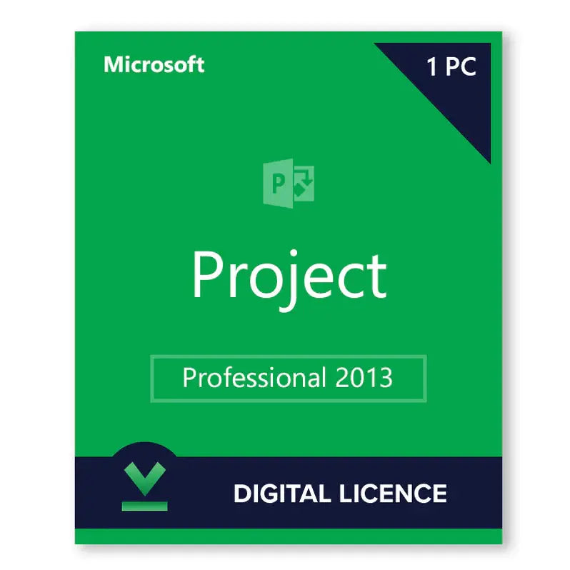 Project Professional 2013 – Digital License (ESD)