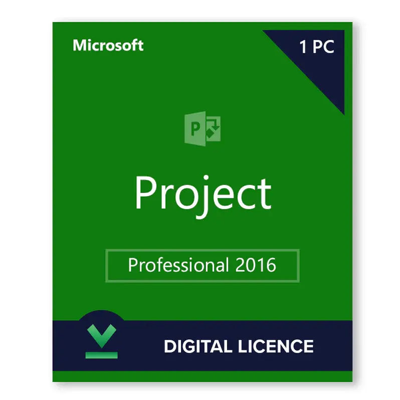 Project Professional 2016 – Digital License (ESD)