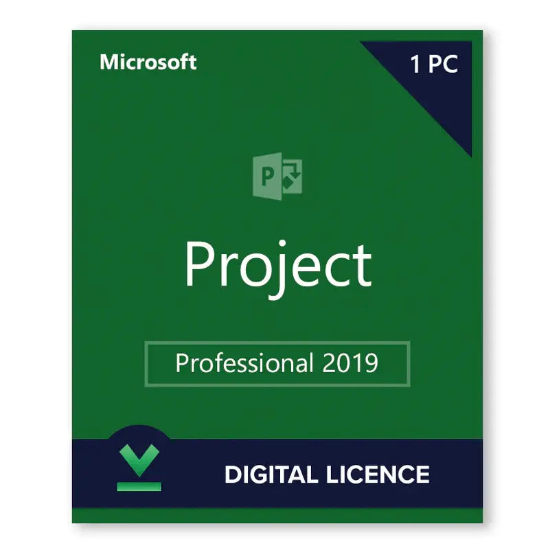 Project Professional 2019 – Digital License (ESD)