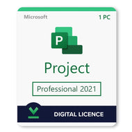 Project Professional 2021 – Electronic Software Download (ESD)