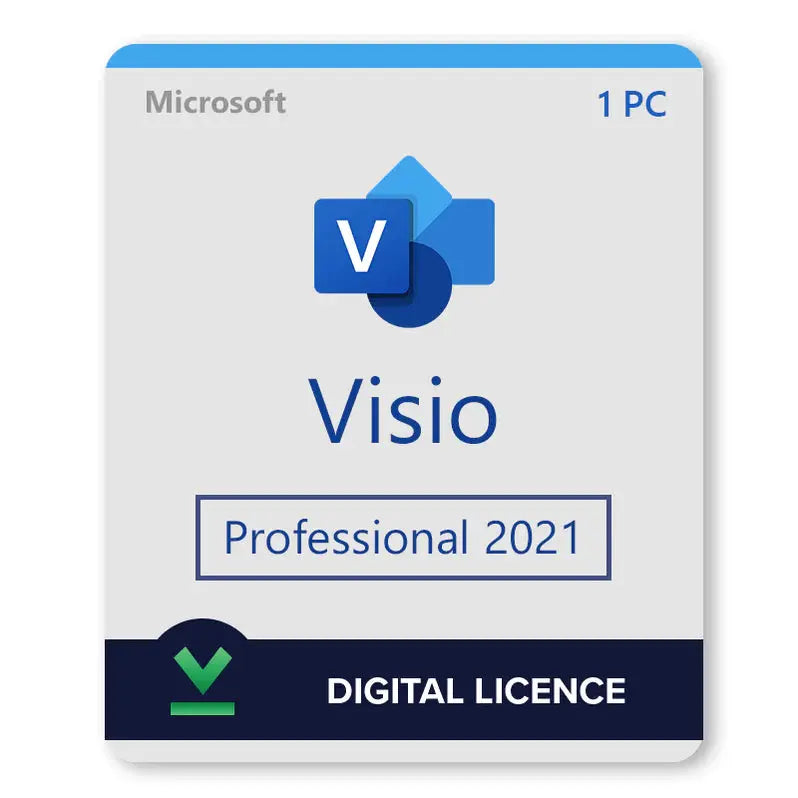 Microsoft Visio Professional 2021 – Digital License (ESD)