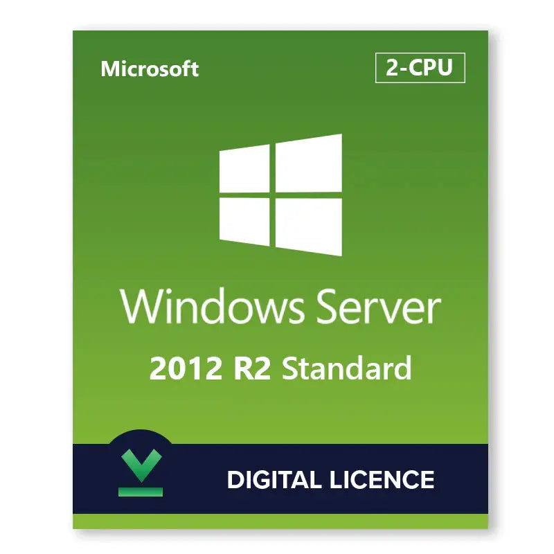 Windows Server 2012 R2 Standard | 2-CPU | Digital Licence