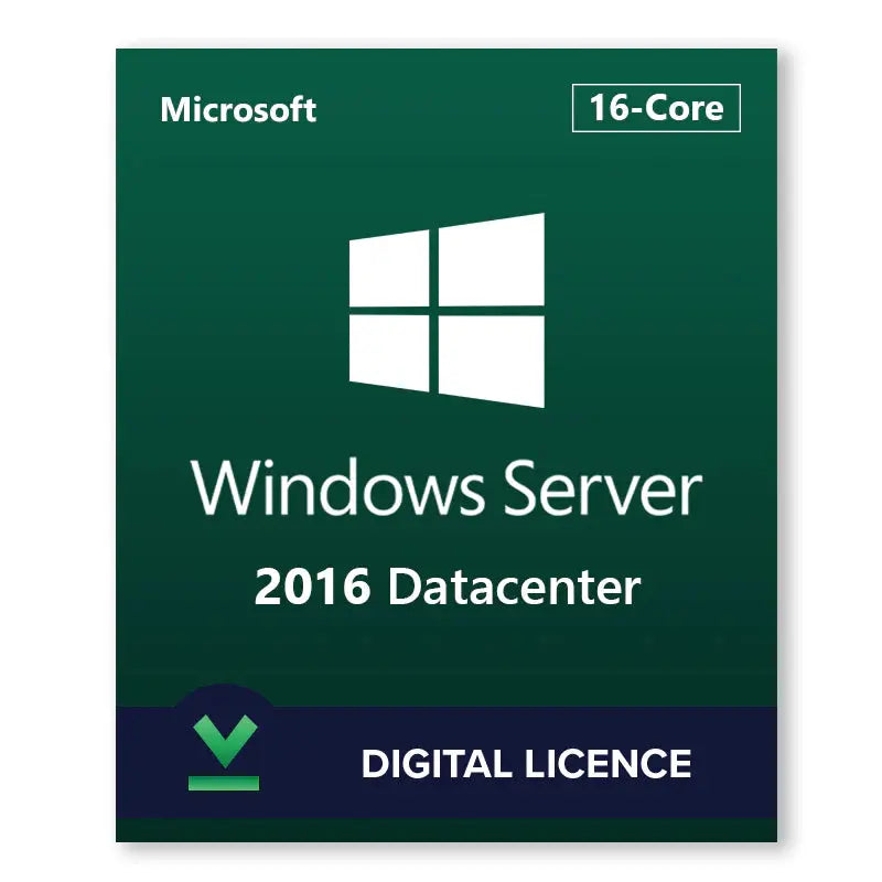 Windows Server 2016 Datacenter | 16-Core | Digital Licence